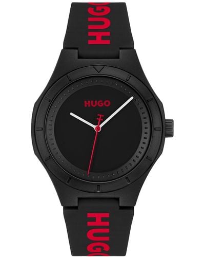 HUGO Lit For Him Quartz Watch 42mm - Black