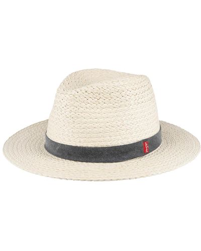 Levi's Straw Panama Hat - White