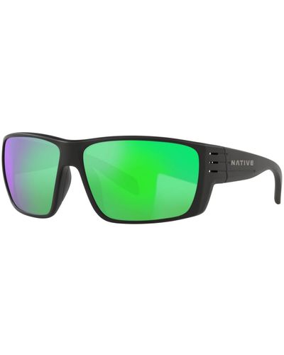 Native Eyewear Native Griz Polarized Sunglasses - Green