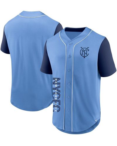 Fanatics New York City Fc Balance Fashion Baseball Jersey - Blue