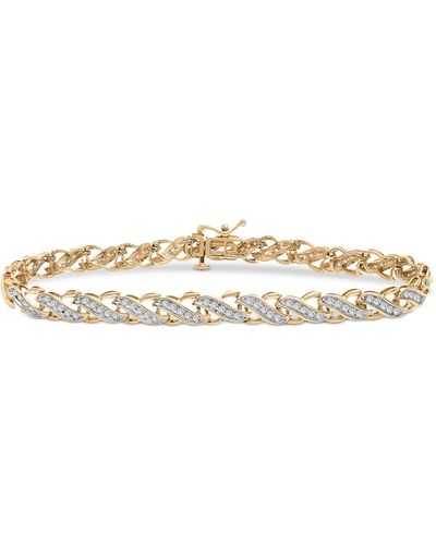 Macy's Bismark Chain Bracelet in 10K Gold - Metallic - Bracelets