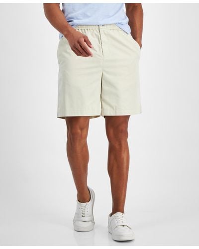 INC International Concepts Ash Regular-fit Solid 7" Shorts - Natural