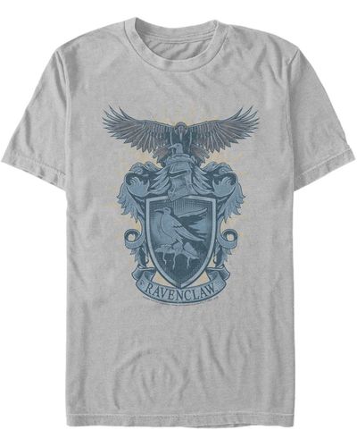 Fifth Sun Ravenclaw Crest Short Sleeve Crew T-shirt - Metallic