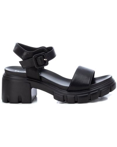 Xti Combat Sandals By - Black