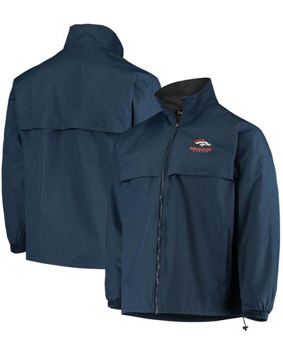 Dunbrooke Denver Broncos Triumph Fleece Full-zip Jacket - Blue