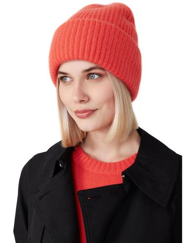 Style Republic 100% Pure Cashmere Chunky Knit Beanie - Black