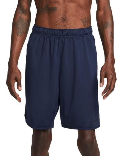 Nike Totality Dri-fit Unlined Versatile 9" Shorts - Blue