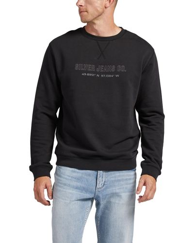 Silver Jeans Co. Crewneck Sweatshirt - Black