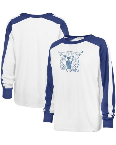 '47 Distressed Kentucky Wildcats Premier Caribou Long Sleeve T-shirt - Blue