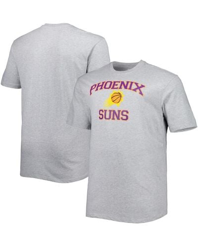 Profile Phoenix Suns Big And Tall Heart And Soul T-shirt - Gray