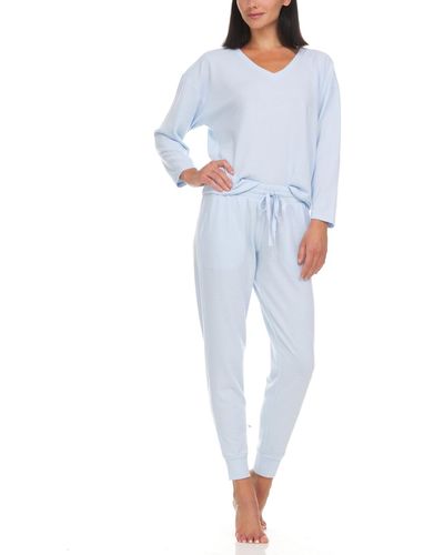 Flora Nikrooz Trina Lounge Pajama Set - Blue