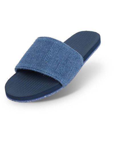 indosole Slide Recycled Pable Straps - Blue