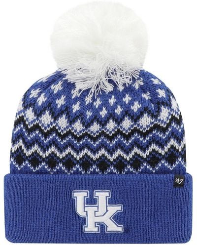 '47 Kentucky Wildcats Elsa Cuffed Knit Hat - Blue