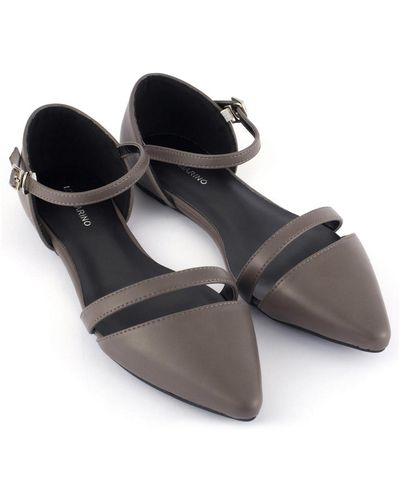 Mio Marino Formal Flat Dress Shoes - Black