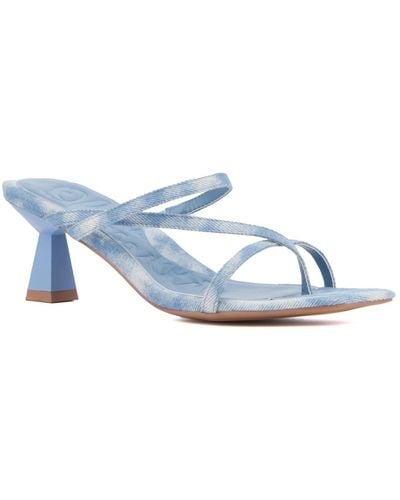 Olivia Miller Angelic Heel Sandal - Blue