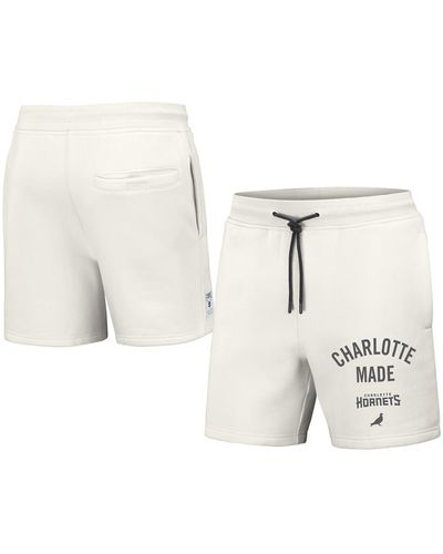 Staple Nba X Charlotte Hornets Heavyweight Fleece Shorts - White