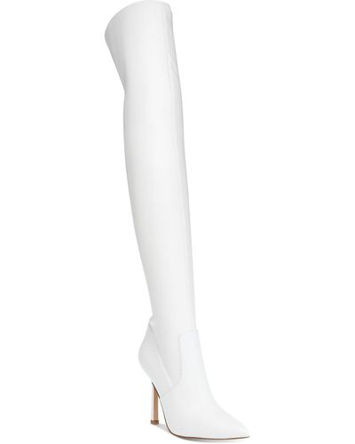 Steve Madden Vanquish Over-the-knee Thigh-high Boots - White