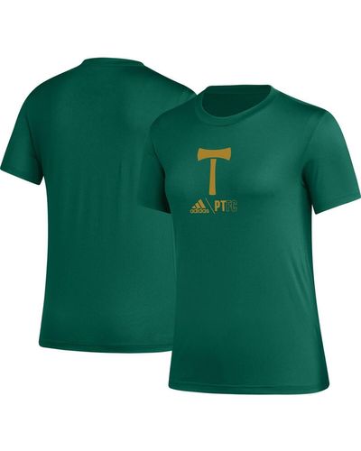 adidas Portland Timbers Aeroready Club Icon T-shirt - Green