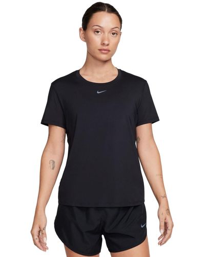Nike One Classic Dri-fit Short-sleeve Top - Black