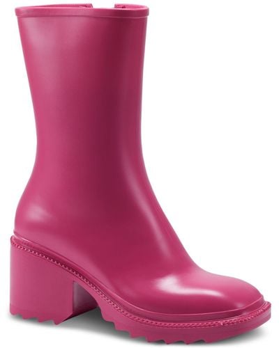 INC International Concepts Everett Rain Boots, Created For Macy's - Pink