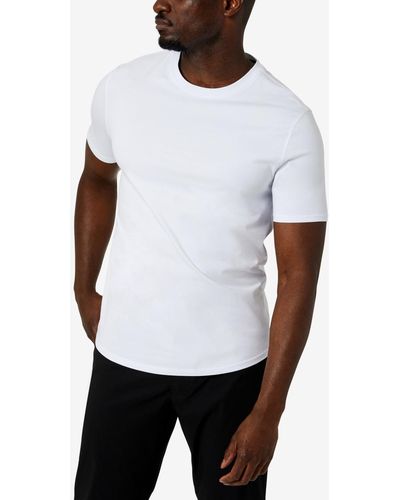 Kenneth Cole Performance Crewneck T-shirt - White