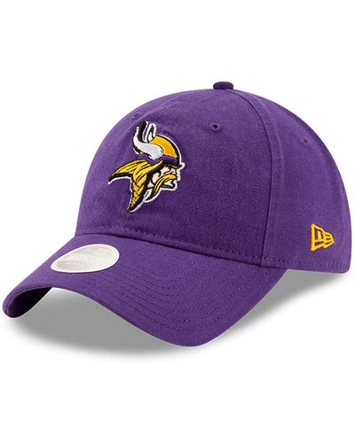 KTZ Minnesota Vikings Core Classic Primary 9twenty Adjustable Hat - Purple