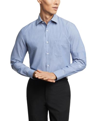 Van Heusen Stain Shield Regular Fit Dress Shirt - Blue
