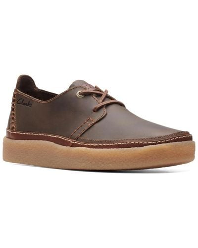 Clarks Collection Oakpark Lace Casual Shoes - Brown