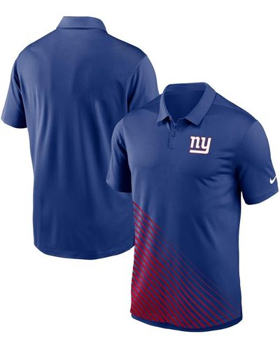 Nike New York Giants Vapor Performance Polo Shirt - Blue