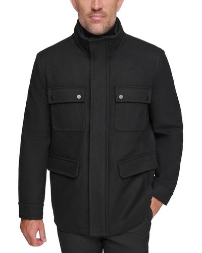 Marc New York Dunbar Four Pocket Military-inspired Jacket - Black