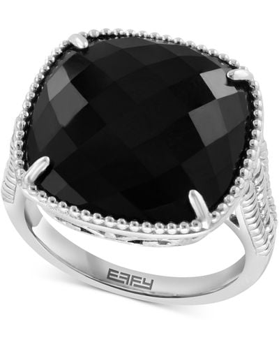Effy Effy Onyx Statement Ring - Metallic