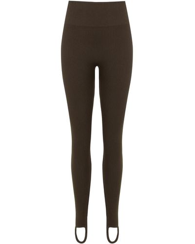 Nocturne High-waisted Stirrup leggings - Gray