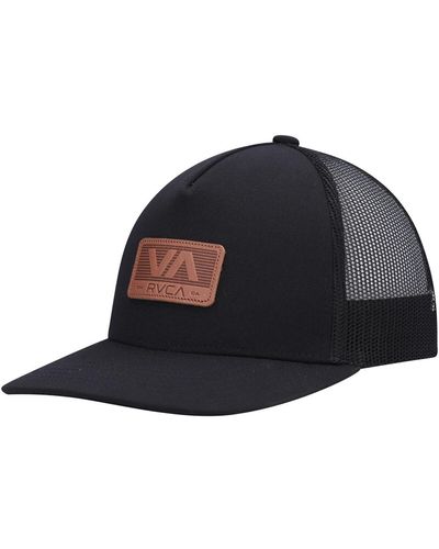 RVCA Shutter Trucker Snapback Hat - Blue