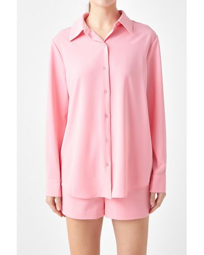 Endless Rose Shirt Blouse - Pink
