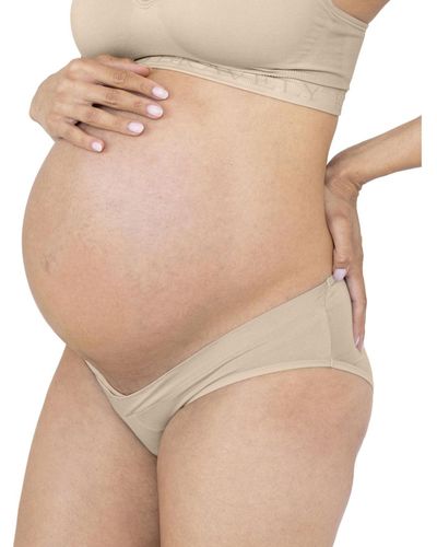 Kindred Bravely Plus Size Under-the-bump Bikini Underwear (5-pack) - Natural