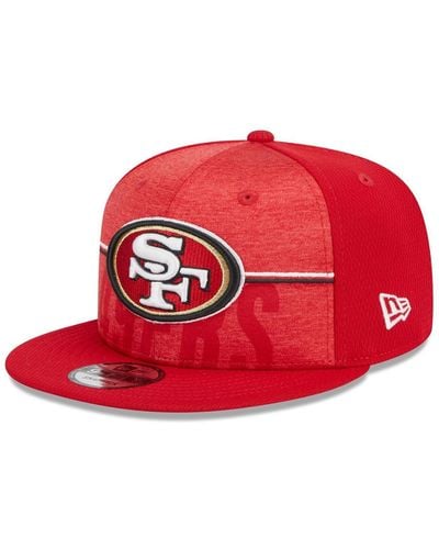 KTZ San Francisco 49ers 2023 Nfl Training Camp 9fifty Snapback Hat - Red