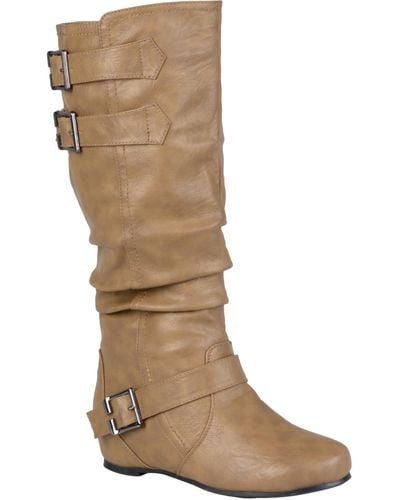 Journee Collection Extra Wide Calf Tiffany Boot - Brown