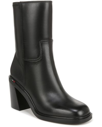 Franco Sarto Penelope Mid Shaft Boots - Black