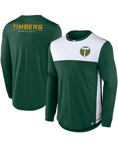 Fanatics Portland Timbers Mid Goal Long Sleeve T-shirt - Green