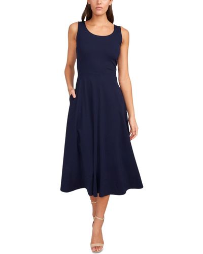 Msk Petite Pullover Dress - Blue