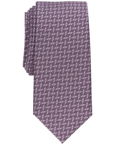 Alfani Millbrook Slim Tie - Purple