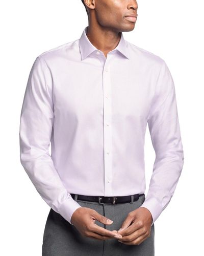 Michael Kors Regular Fit Airsoft Stretch Ultra Wrinkle Free Dress Shirt - White