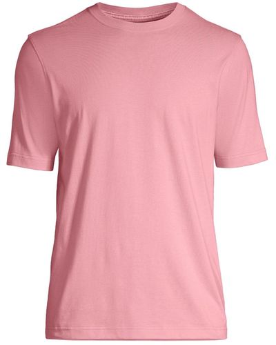 Lands' End Super-t Short Sleeve T-shirt - Pink