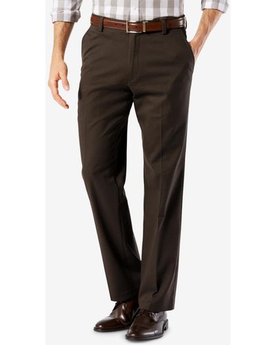 Dockers Easy Straight Fit Khaki Stretch Pants - Brown