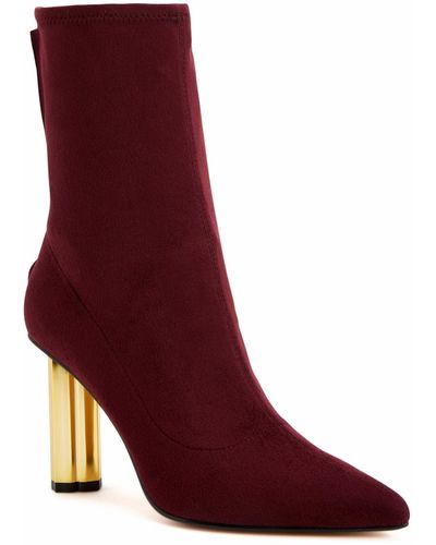 Katy Perry The Dellilah High Dress Booties - Red