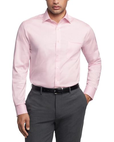 Van Heusen Flex Collar Regular Fit Dress Shirt - Pink