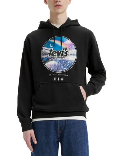 Levi's Relaxed-fit Graphic Hoodie - Black