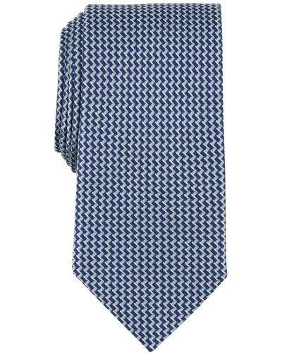 Michael Kors Exeter Mini-pattern Tie - Blue