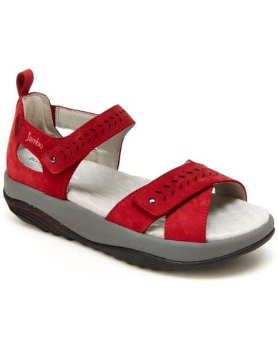 Jambu Originals Sedona Casual Sandal - Red