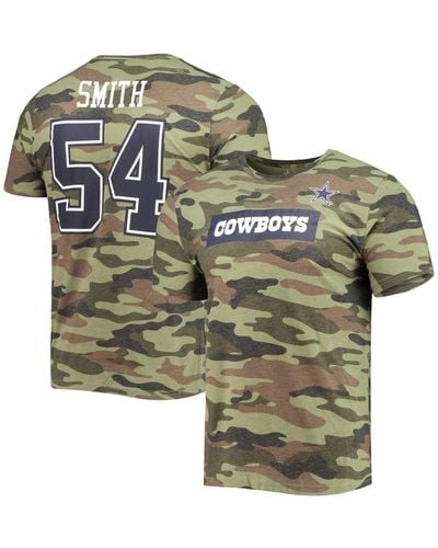 Dallas Cowboys Jaylon Smith Caudron Name And Number T-shirt - Green